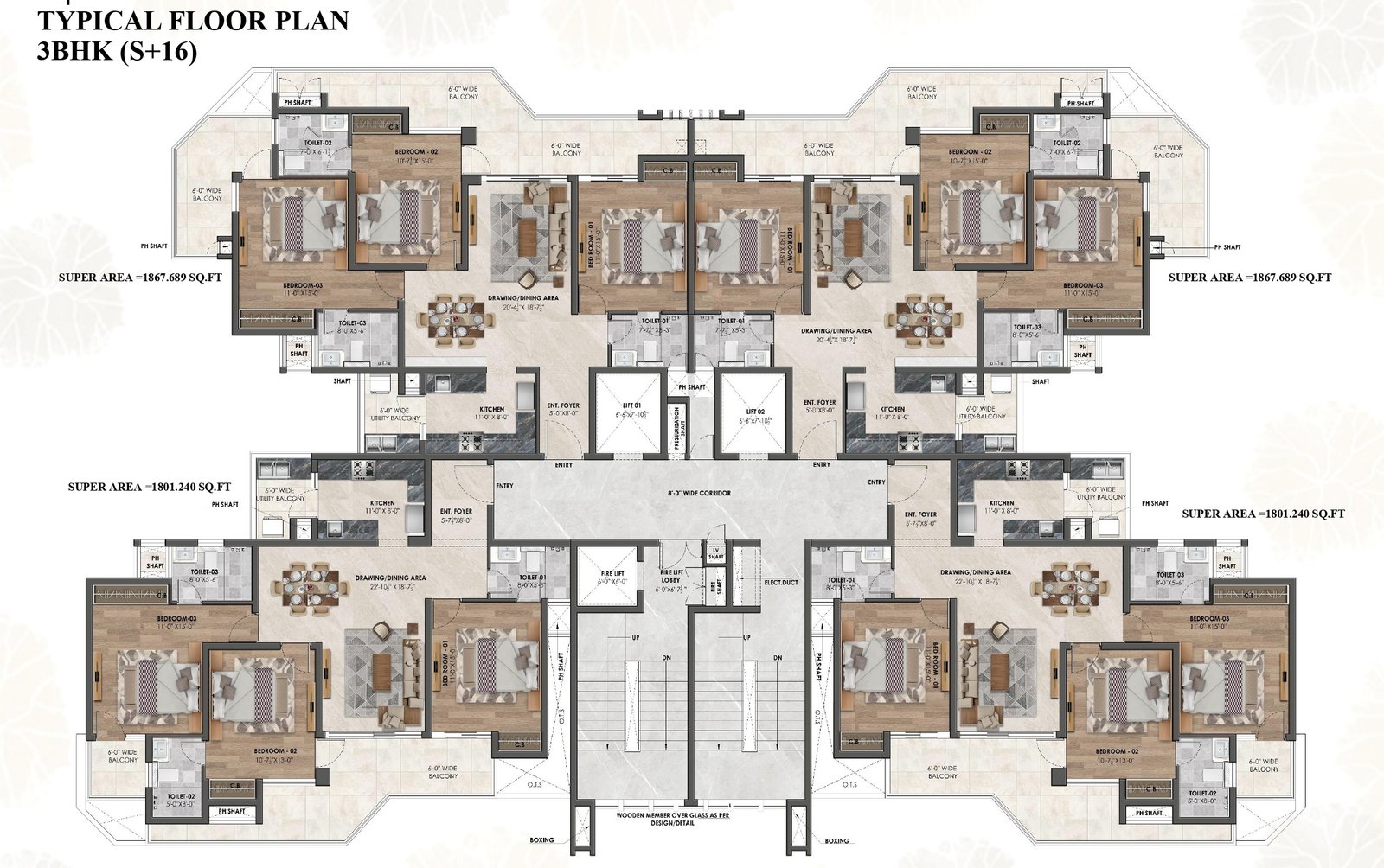 TYPICAL FLOOR PLAN